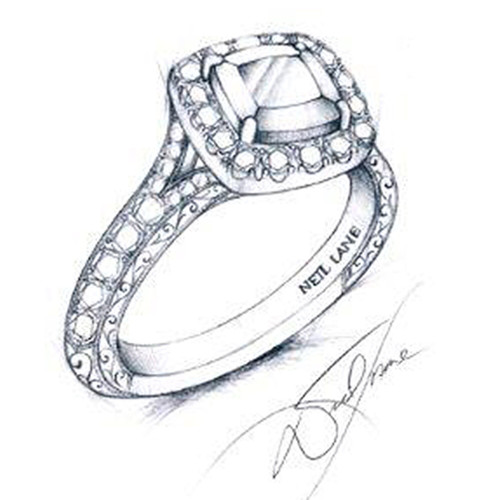 Wedding Ring Drawing - Etsy